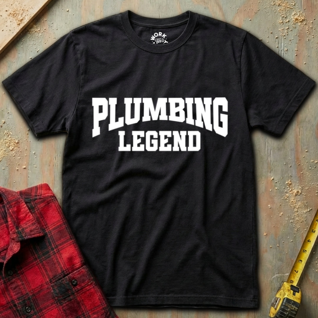 Black Plumbing Legend T-Shirt
