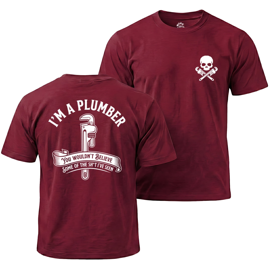 Red Plumber's See Some Sh*t T-Shirt
