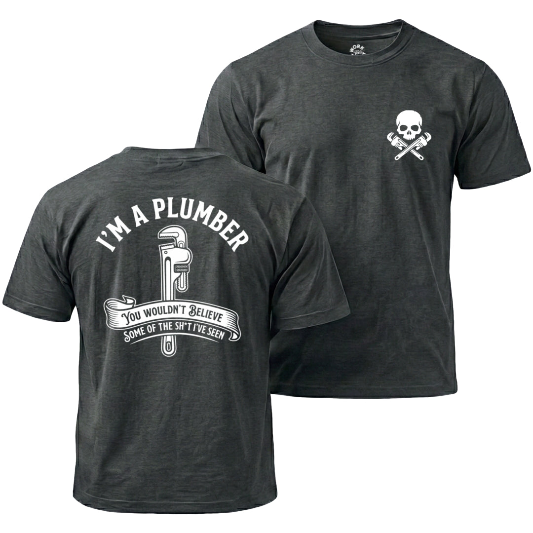 Dark Heather Plumber's See Some Sh*t T-Shirt